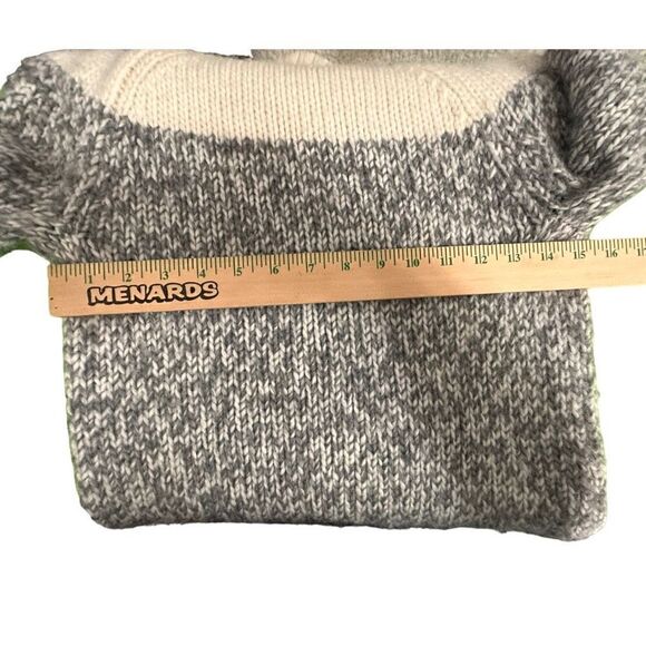 J. Crew colorblock cozy turtleneck sweater, cream & heather women’s size xxs - Picture 8 of 8